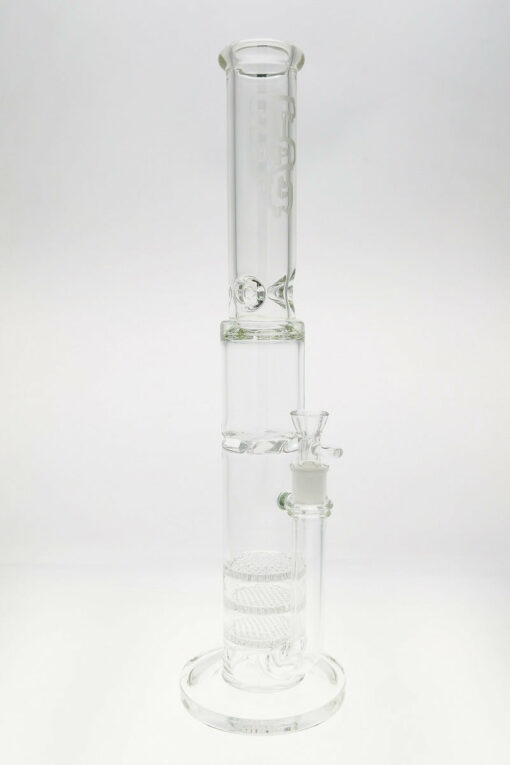 Shop Thick Ass Glass 20" Triple Honeycomb Quartz Bong w/ Spinning Guard in australian