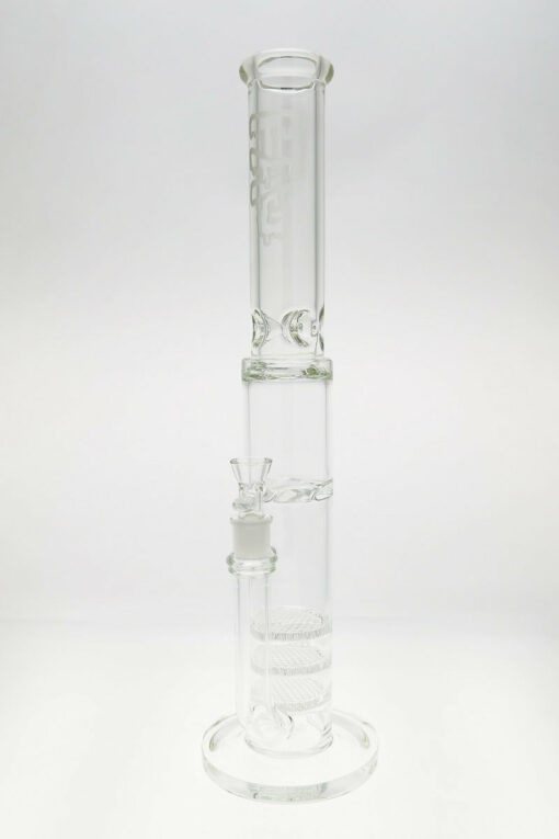 Shop Thick Ass Glass 20" Triple Honeycomb Quartz Bong w/ Spinning Guard in australian