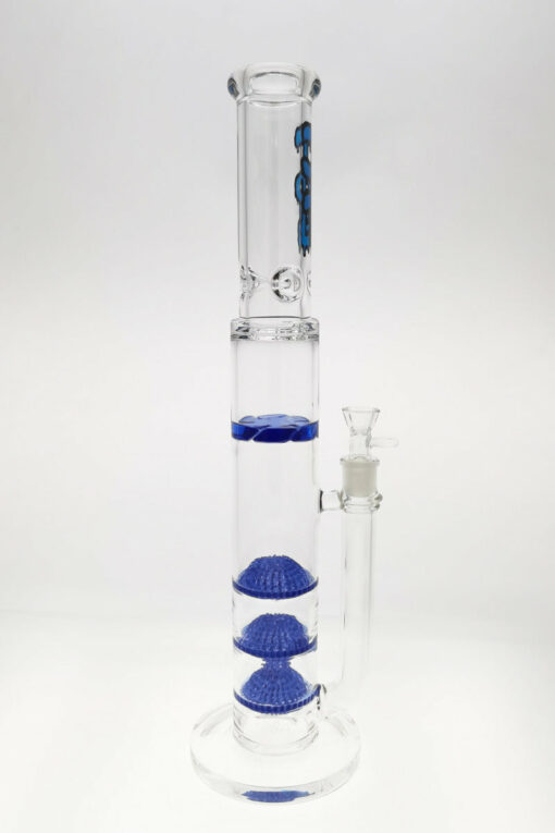 Shop Thick Ass Glass 20" Triple Disc & Spinning Guard Bong 50x7MM 18MM Female in australian