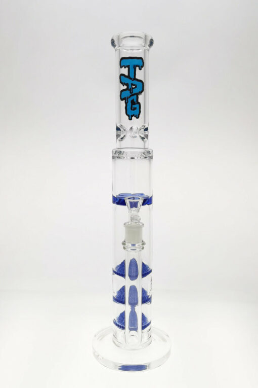 Shop Thick Ass Glass 20" Triple Disc & Spinning Guard Bong 50x7MM 18MM Female in australian