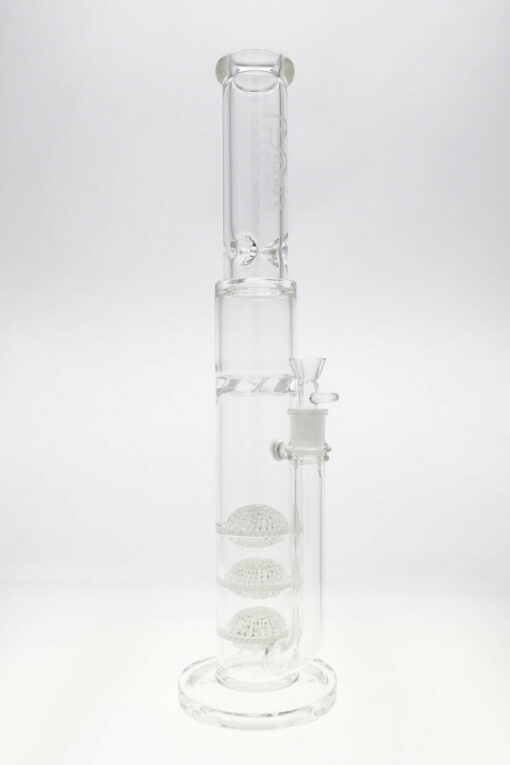 Shop Thick Ass Glass 20" Triple Disc & Spinning Guard Bong 50x7MM 18MM Female in australian