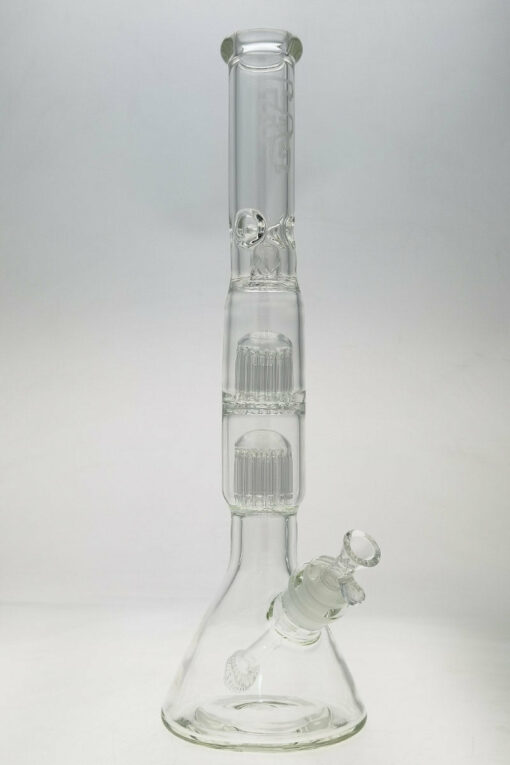 Shop Thick Ass Glass 21" Beaker Bong with Double 16-Arm Tree Percolator - 7mm Thick in australian