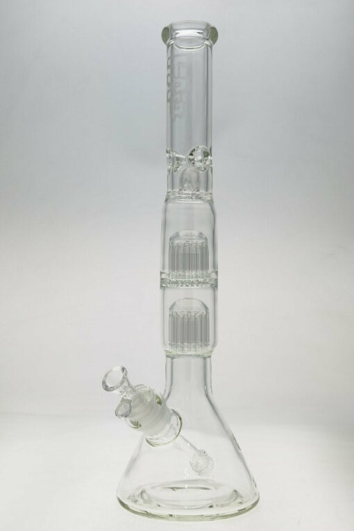 Shop Thick Ass Glass 21" Beaker Bong with Double 16-Arm Tree Percolator - 7mm Thick in australian