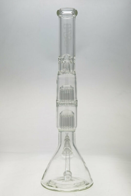 Shop Thick Ass Glass 21" Beaker Bong with Double 16-Arm Tree Percolator - 7mm Thick in australian