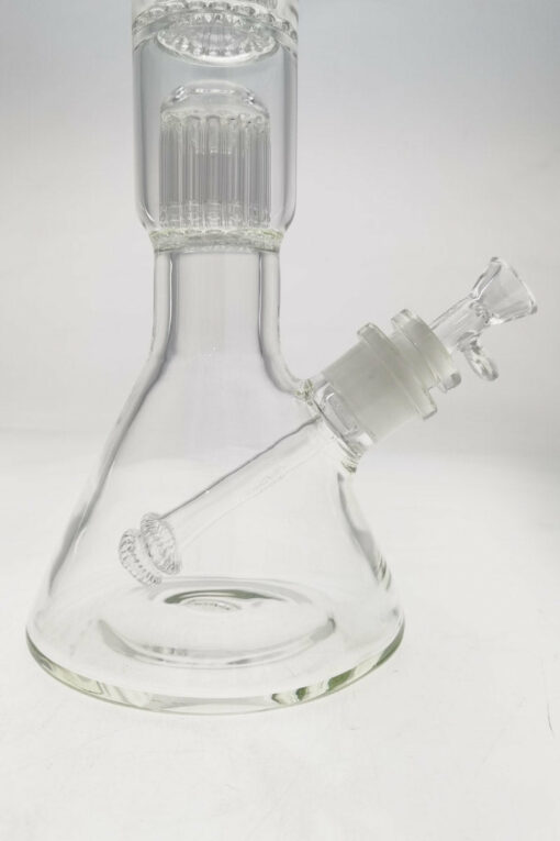 Shop Thick Ass Glass 21" Beaker Bong with Double 16-Arm Tree Percolator - 7mm Thick in australian