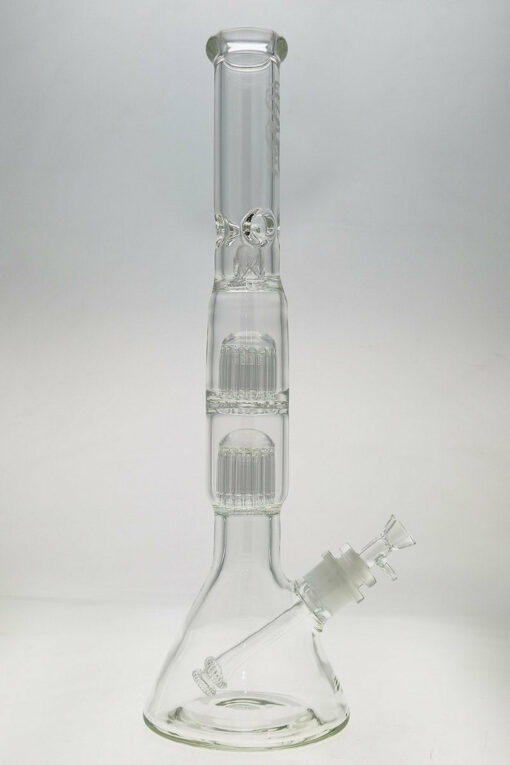 Shop Thick Ass Glass 21" Beaker Bong with Double 16-Arm Tree Percolator - 7mm Thick in australian