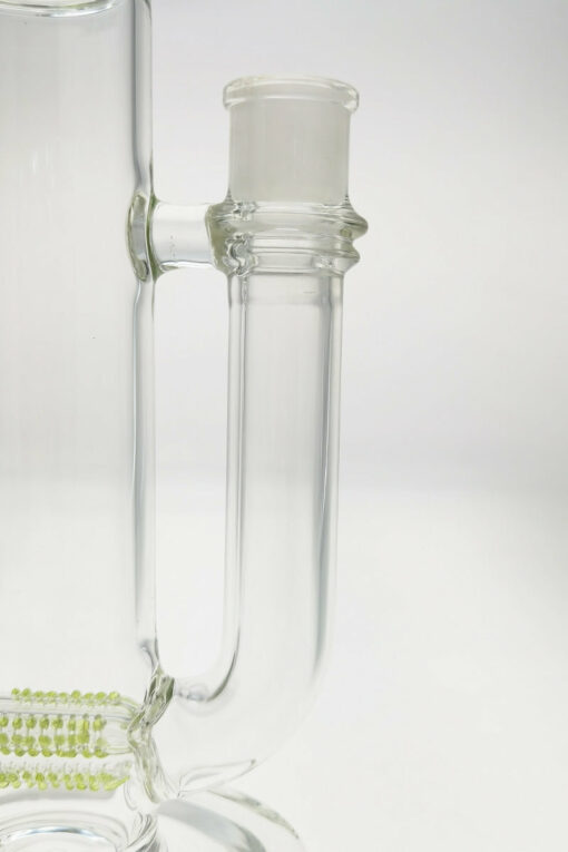 Shop Thick Ass Glass 21" Triple to Double Inline Super Slit Bong 44x4MM 18MM Female in australian