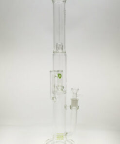 Shop Thick Ass Glass 21" Triple to Double Inline Super Slit Bong 44x4MM 18MM Female in australian