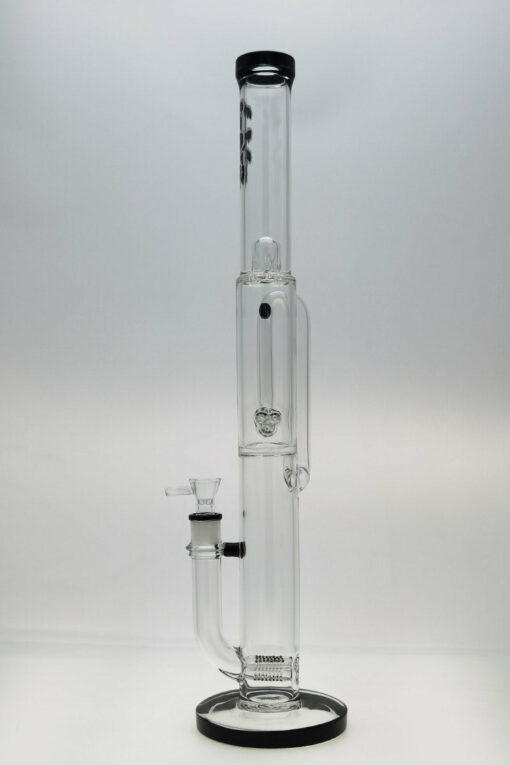 Shop Thick Ass Glass 21" Triple to Double Inline Super Slit Bong 44x4MM 18MM Female in australian