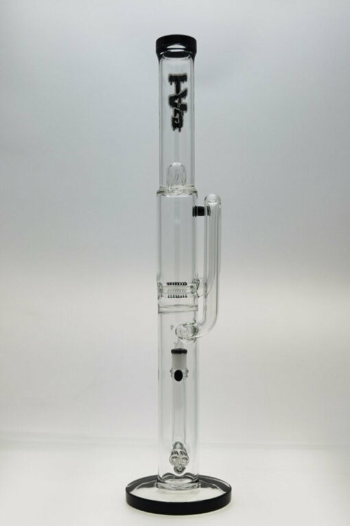 Shop Thick Ass Glass 21" Triple to Double Inline Super Slit Bong 44x4MM 18MM Female in australian