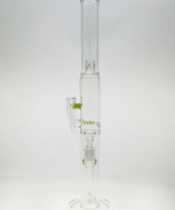 Shop Thick Ass Glass 21" Triple to Double Inline Super Slit Bong 44x4MM 18MM Female in australian