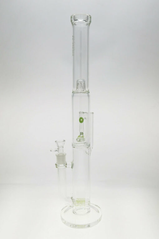 Shop Thick Ass Glass 21" Triple to Double Inline Super Slit Bong 44x4MM 18MM Female in australian