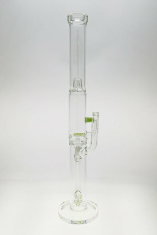 Shop Thick Ass Glass 21" Triple to Double Inline Super Slit Bong 44x4MM 18MM Female in australian