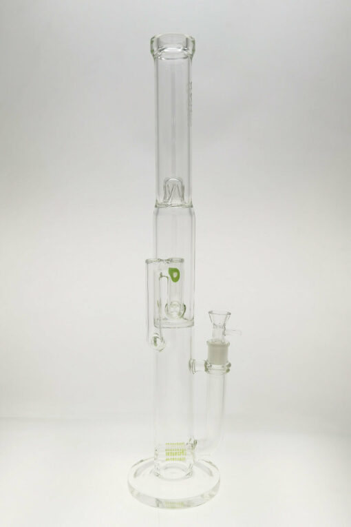 Shop Thick Ass Glass 21" Triple to Double Inline Super Slit Bong 44x4MM 18MM Female in australian