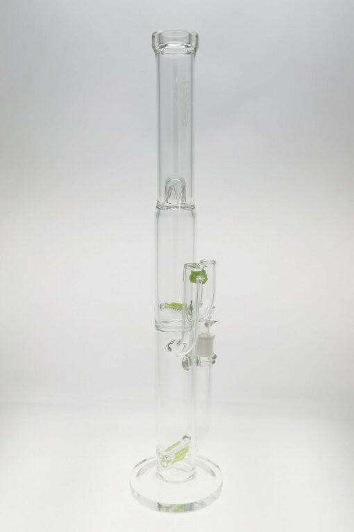 Shop Thick Ass Glass 21" Triple to Double Inline Super Slit Bong 44x4MM 18MM Female in australian