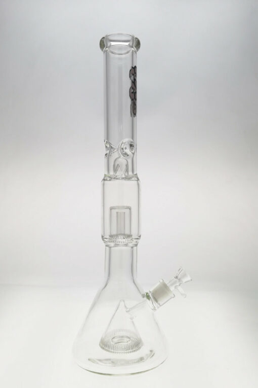 Shop Thick Ass Glass 21" Beaker with Slit Pyramid & Showerhead Percolator - 50x7MM in australian