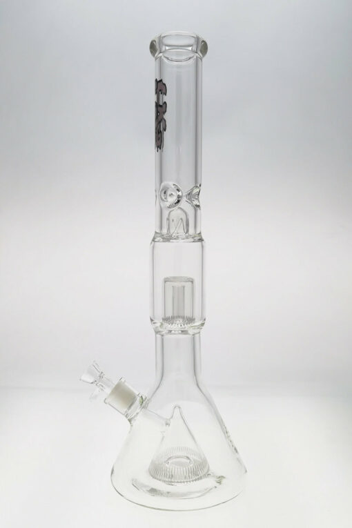 Shop Thick Ass Glass 21" Beaker with Slit Pyramid & Showerhead Percolator - 50x7MM in australian