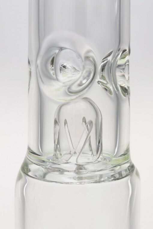 Shop Thick Ass Glass 21" Beaker with Slit Pyramid & Showerhead Percolator - 50x7MM in australian