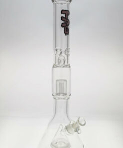 Shop Thick Ass Glass 21" Beaker with Slit Pyramid & Showerhead Percolator - 50x7MM in australian