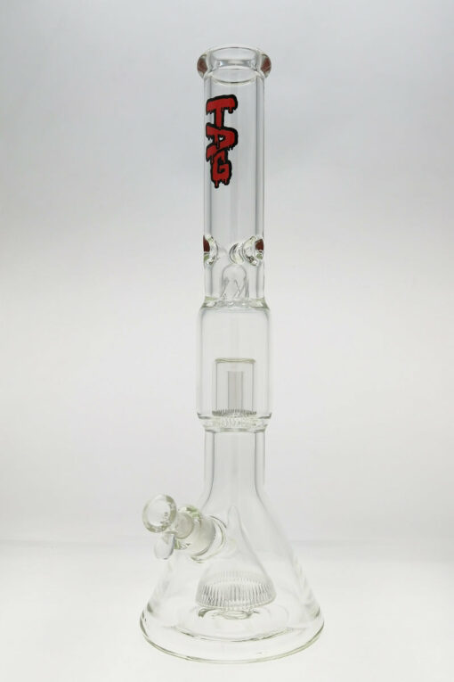 Shop Thick Ass Glass 21" Beaker with Slit Pyramid & Showerhead Percolator - 50x7MM in australian