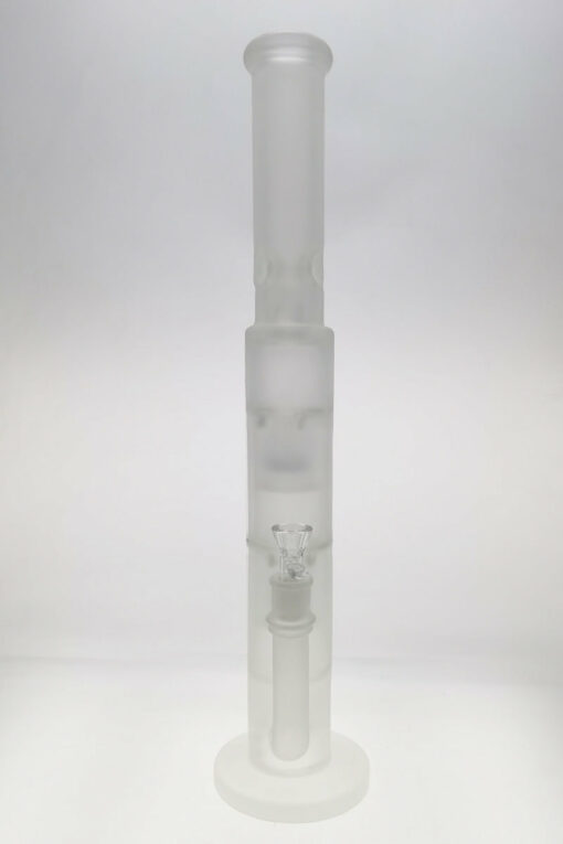 Shop Thick Ass Glass 21" Rasta Triple Showerhead Bong w/ Dome Guard 18MM in australian