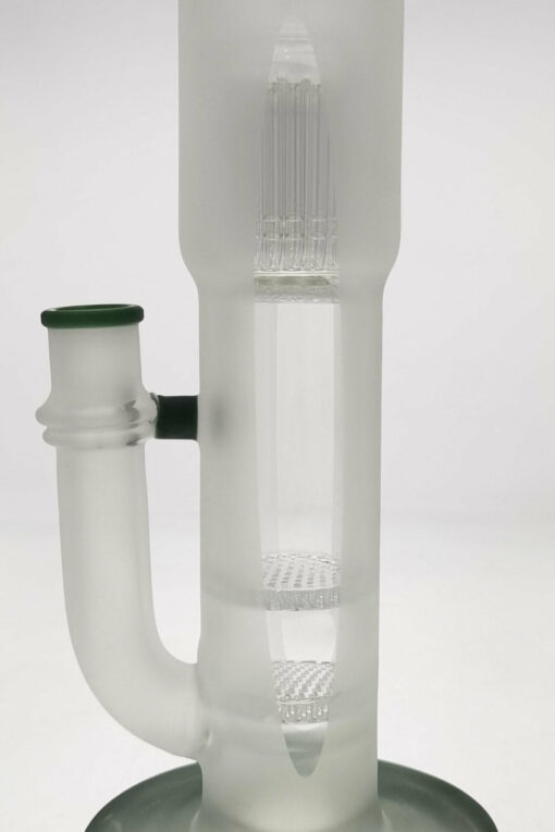 Shop Thick Ass Glass 22" Dual Honeycomb & 34-Arm Tree Percolator Bong 50x7MM in australian