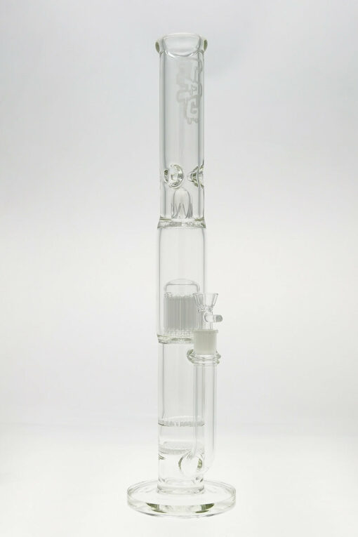 Shop Thick Ass Glass 22" Dual Honeycomb & 34-Arm Tree Percolator Bong 50x7MM in australian