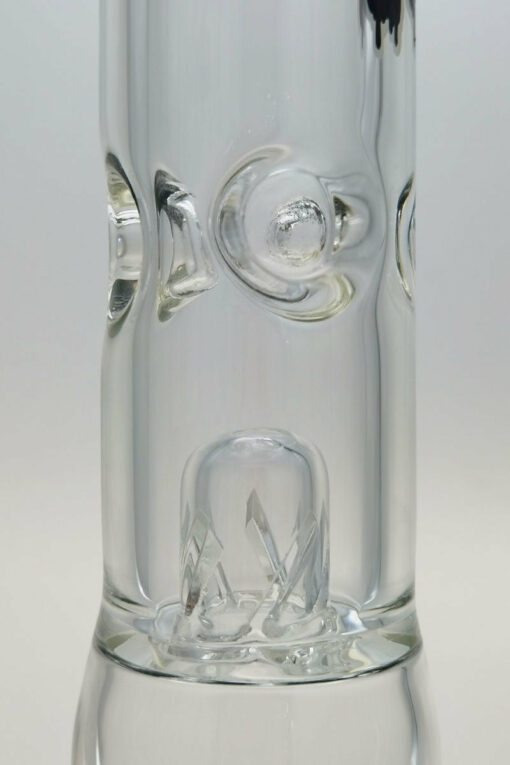 Shop Thick Ass Glass 22" Dual Honeycomb & 34-Arm Tree Percolator Bong 50x7MM in australian