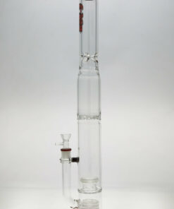 Shop Thick Ass Glass 24" Dual Percolator Bong with Spinning Splashguard - 18MM in australian