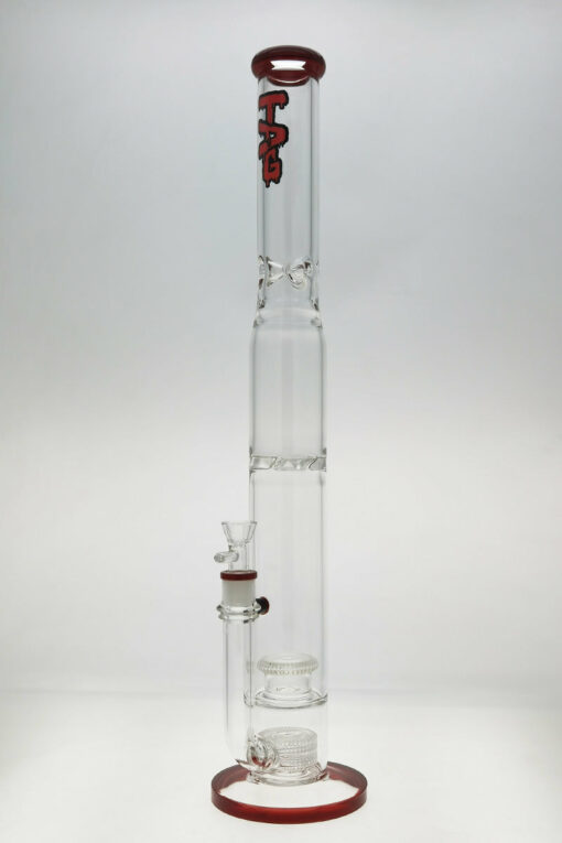 Shop Thick Ass Glass 24" Dual Percolator Bong with Spinning Splashguard - 18MM in australian