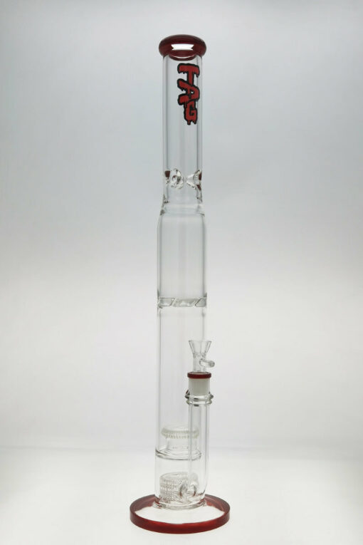 Shop Thick Ass Glass 24" Dual Percolator Bong with Spinning Splashguard - 18MM in australian