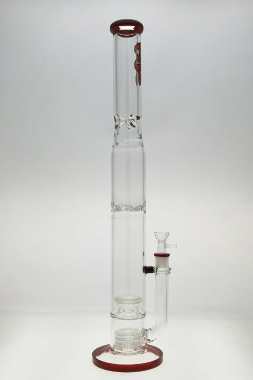 Shop Thick Ass Glass 24" Dual Percolator Bong with Spinning Splashguard - 18MM in australian