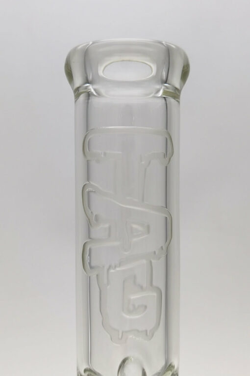 Shop Thick Ass Glass 24" Hybrid Beaker Straight Bong w/ Double Showerhead Percolator 18MM in australian