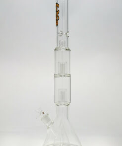 Shop Thick Ass Glass 24" Hybrid Beaker Straight Bong w/ Double Showerhead Percolator 18MM in australian