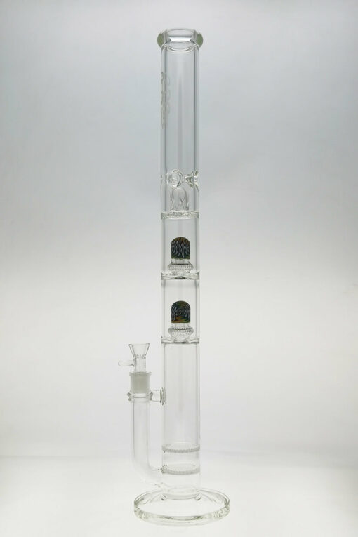 Shop Thick Ass Glass 25" Honeycomb-UFO Showerhead Bong 50x5MM 18MM Female in australian