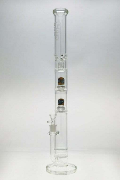 Shop Thick Ass Glass 25" Honeycomb-UFO Showerhead Bong 50x5MM 18MM Female in australian