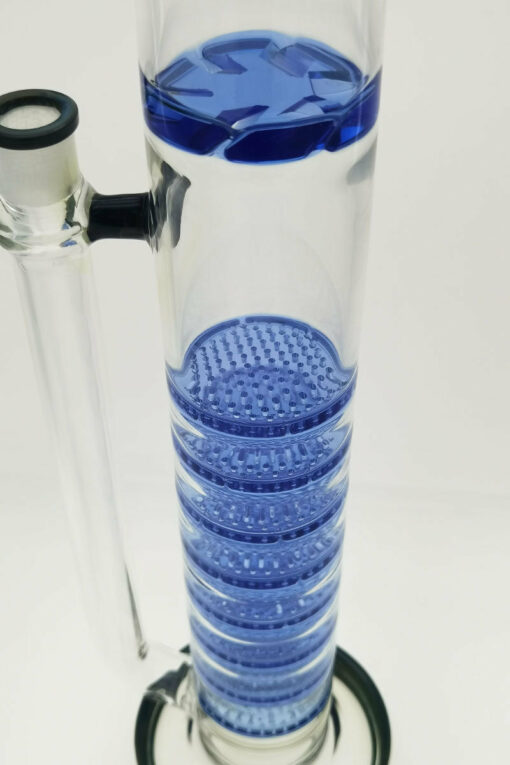 Shop Thick Ass Glass 27" Quartz Bong with Octuple Honeycomb & Spinning Guard in australian