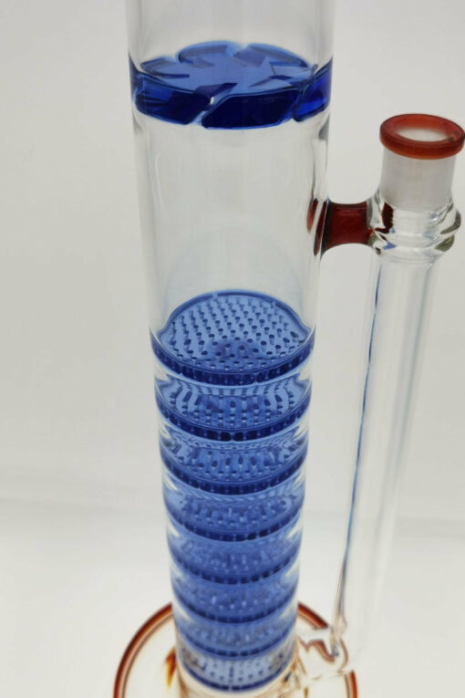 Shop Thick Ass Glass 27" Quartz Bong with Octuple Honeycomb & Spinning Guard in australian