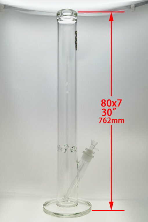 Shop Thick Ass Glass 30" Straight Tube Bong 7mm Thick w/ Removable Downstem in australian