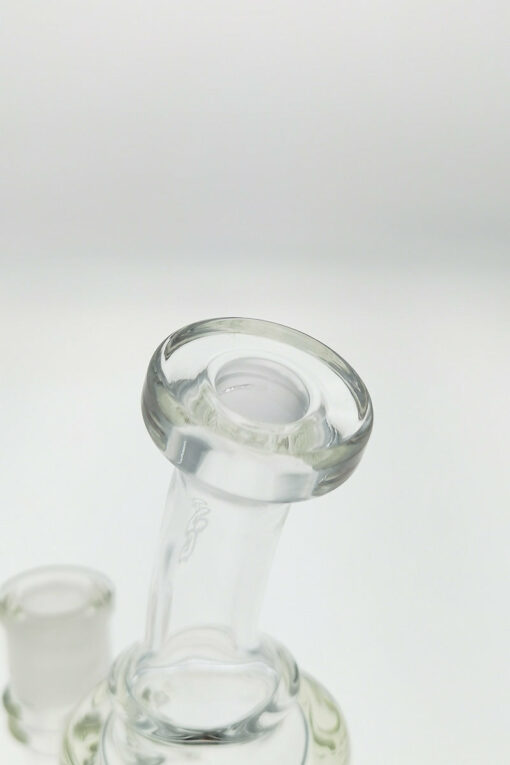 Shop Thick Ass Glass 6.5" Bent Neck Bong w/ 12-Arm Diffuser & Bellow Base - 14MM Female in australian