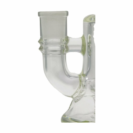 Shop Thick Ass Glass 6.5" Bent Neck Bong w/ 12-Arm Diffuser & Bellow Base - 14MM Female in australian