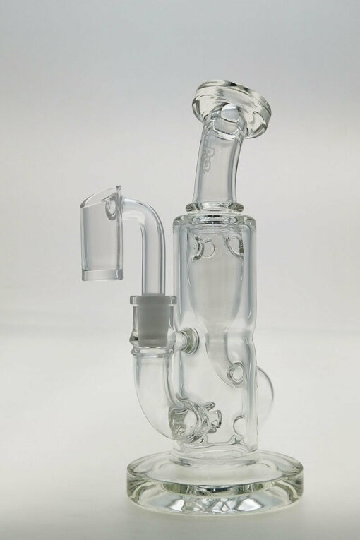 Shop Thick Ass Glass 7" Mini Klein Bong - Hammer Head Perc, 10mm Female, 4mm Thick in australian