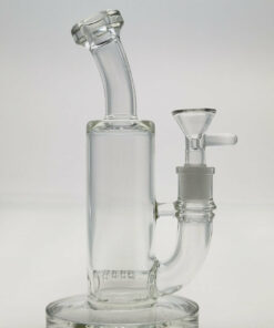 Shop Thick Ass Glass 8" Bent Neck Inline Diffuser Bong - 14MM Female Joint in australian