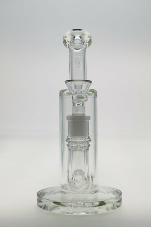 Shop Thick Ass Glass 8" Bent Neck Inline Diffuser Bong - 14MM Female Joint in australian