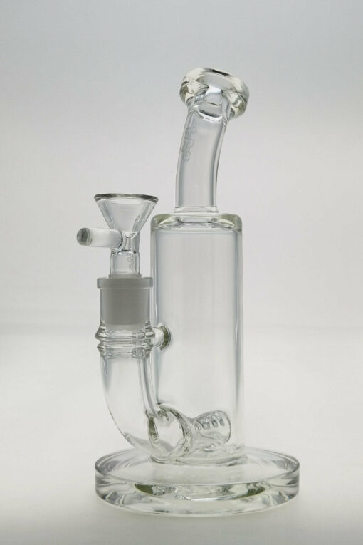 Shop Thick Ass Glass 8" Bent Neck Inline Diffuser Bong - 14MM Female Joint in australian