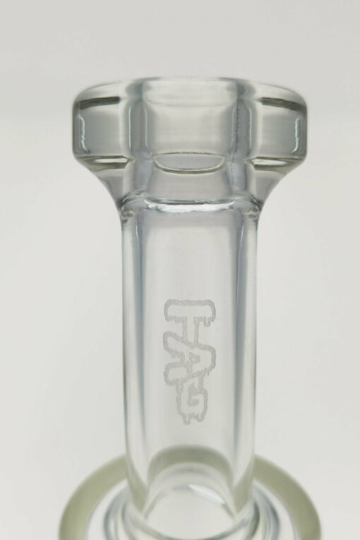 Shop Thick Ass Glass 8" Bent Neck Inline Diffuser Bong - 14MM Female Joint in australian