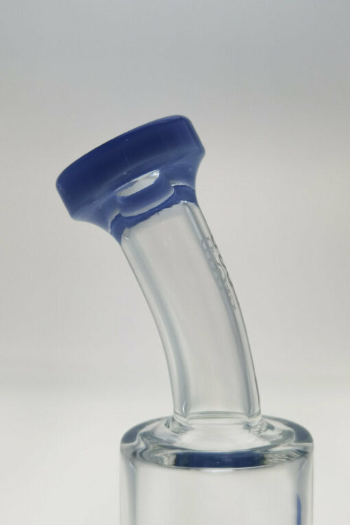 Shop Thick Ass Glass 8" Super Slit Puck Bong with Bent Neck & Showerhead Percolator in australian