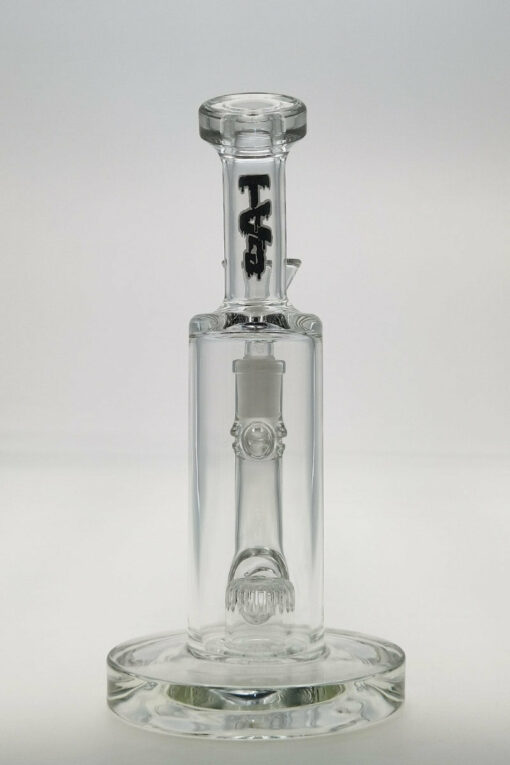 Shop Thick Ass Glass 8" Super Slit Puck Bong with Bent Neck & Showerhead Percolator in australian