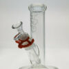 Shop Thick Ass Glass 8" Durable Straight Tube Bong 44x4MM with 18/14MM Downstem in australian