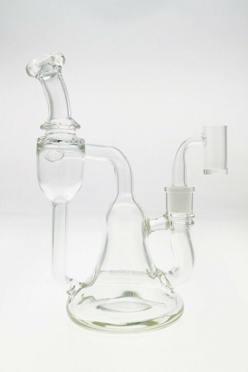 Shop Thick Ass Glass 8.25" Recycler Bong w/ Inline Perc & Bellow Base - 14MM in australian